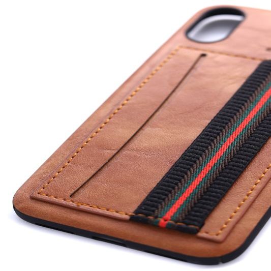 Tagakaaned Evelatus Apple iPhone X Cubit Brown