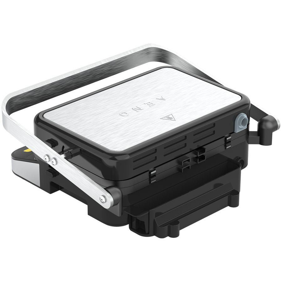 Muud väikesed kodumasinad AENO  AENO ''Electric Grill EG5: 2000W, 2 heating modes - Lower Grill, Both Grills, 6 preset programs, Defrost, Max opening angle -180°, Temperature regulation, Timer, Removable double-sided plates, Plate size 320*220mm''