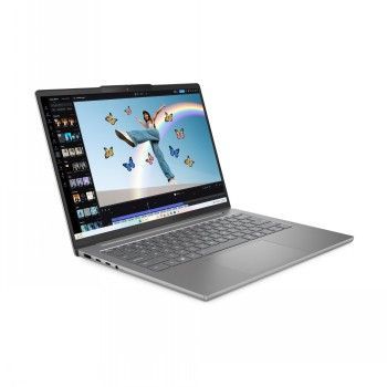 Портативный компьютер Lenovo  LENOVO IDEAPAD SLIM 5 RYZEN 5 7535HS/14" WUXGA (1920X1200) OLED 400NITS GLOSSY, 100% DCI-P3, DISPLAYHDR  TRUE BLACK 500/16GB/512GB SSD/RADEON 660M/MICROSD CARD READER/W11H/ENG (LUNA GREY)