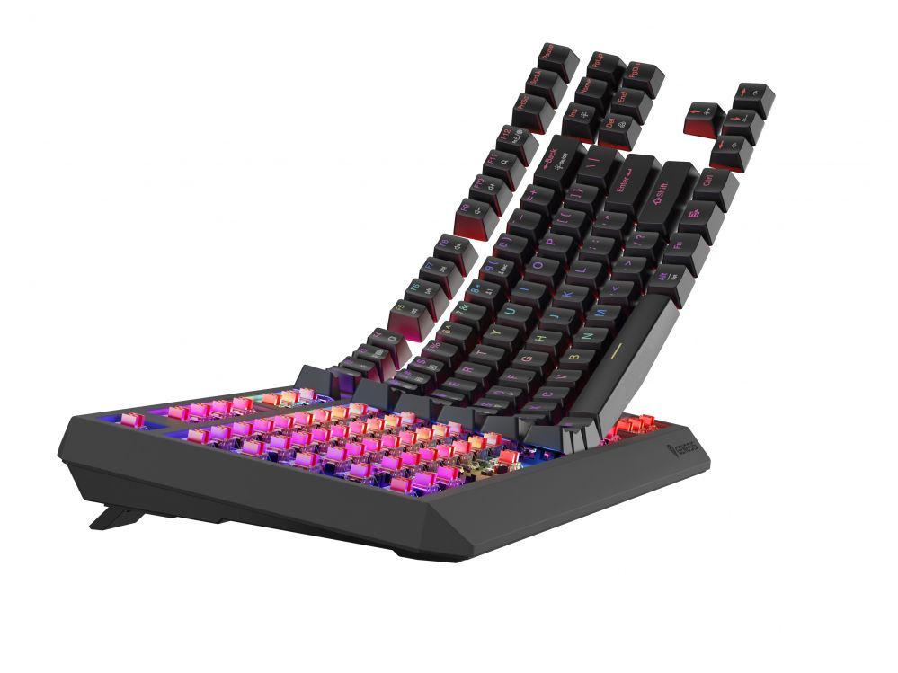 Computer keyboard Genesis  THOR 230 | Mechanical Gaming Keyboard | Wireless | US | Black | 2.4 GHz, Bluetooth, USB | Outemu Panda