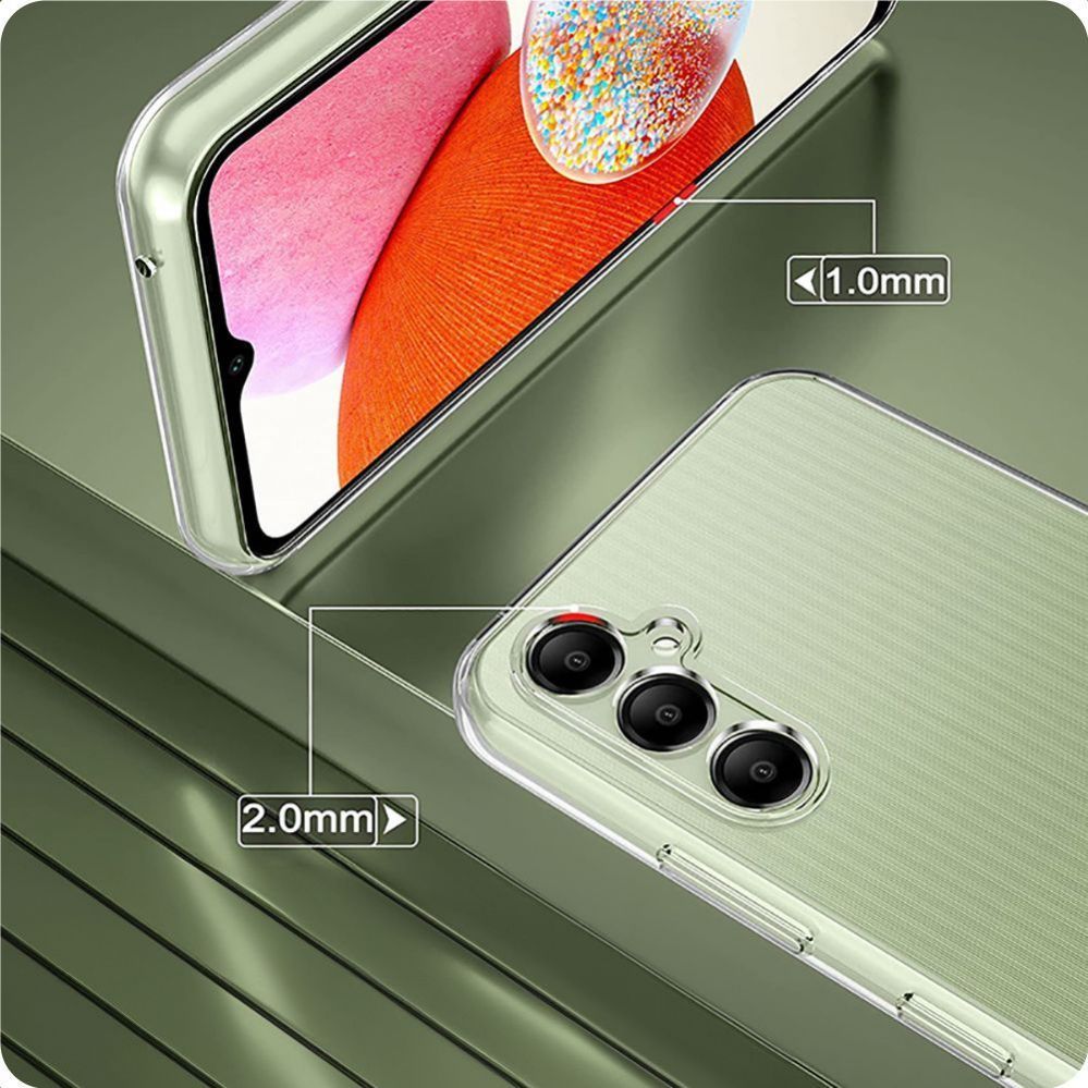 Tagakaaned Tech-Protect  Tech-Protect FlexAir+ Case for Samsung Galaxy A15 4G / 5G - Transparent