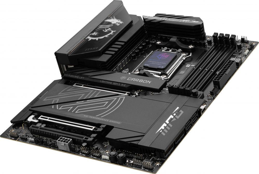 Материнская плата для процессоров Intel MSI  Processor family AMD | Processor socket AM5 | DDR5 UDIMM | Supported hard disk drive interfaces SATA, M.2 | Number of SATA connectors 4