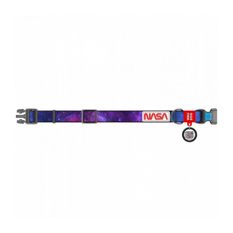 Для домашнего скота Waudog  Waudog "NASA21" nylon dog collar with QR code, size M, width 20 mm