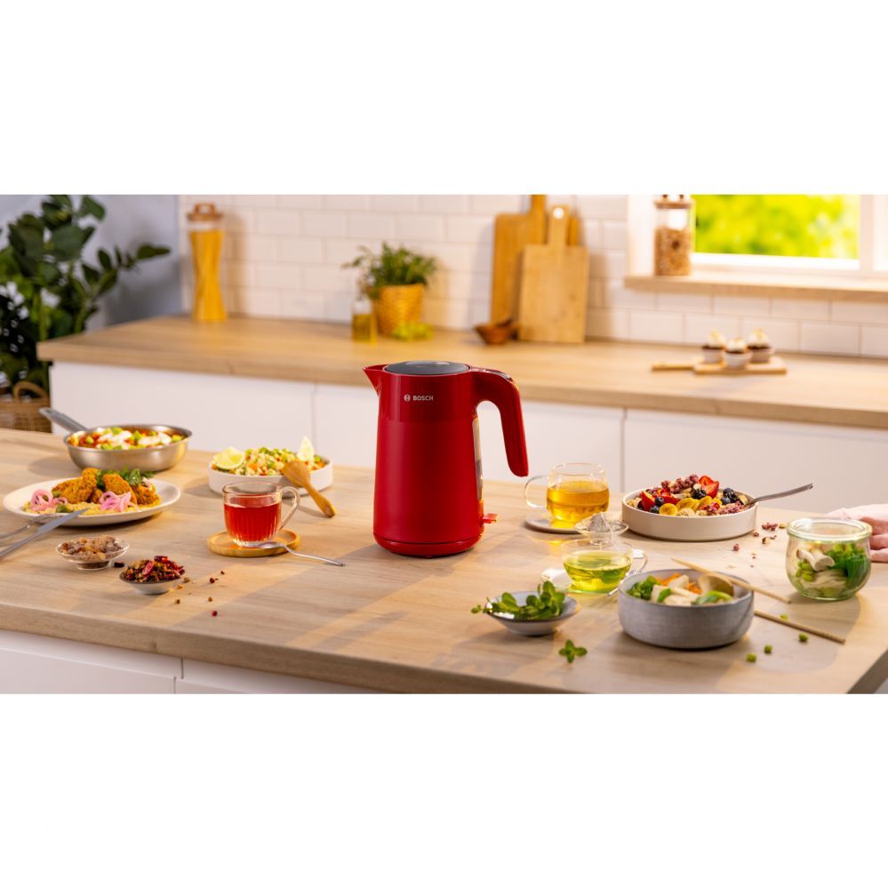 Teapot Bosch  Kettle | TWK2M164 MyMoment | Electric | 2400 W | 1.7 L | Plastic | 360° rotational base | Red