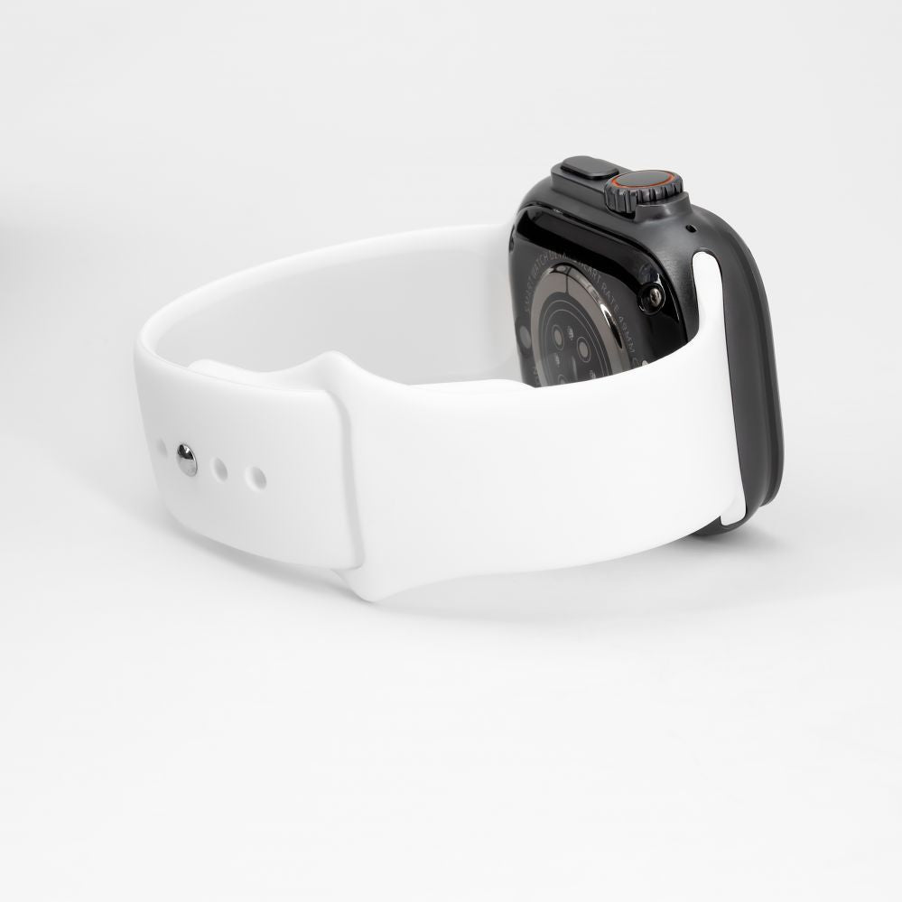 Rihm Connect  Watch 38/40/41mm Silicone Loop Watch Strap (132mm M/L) White