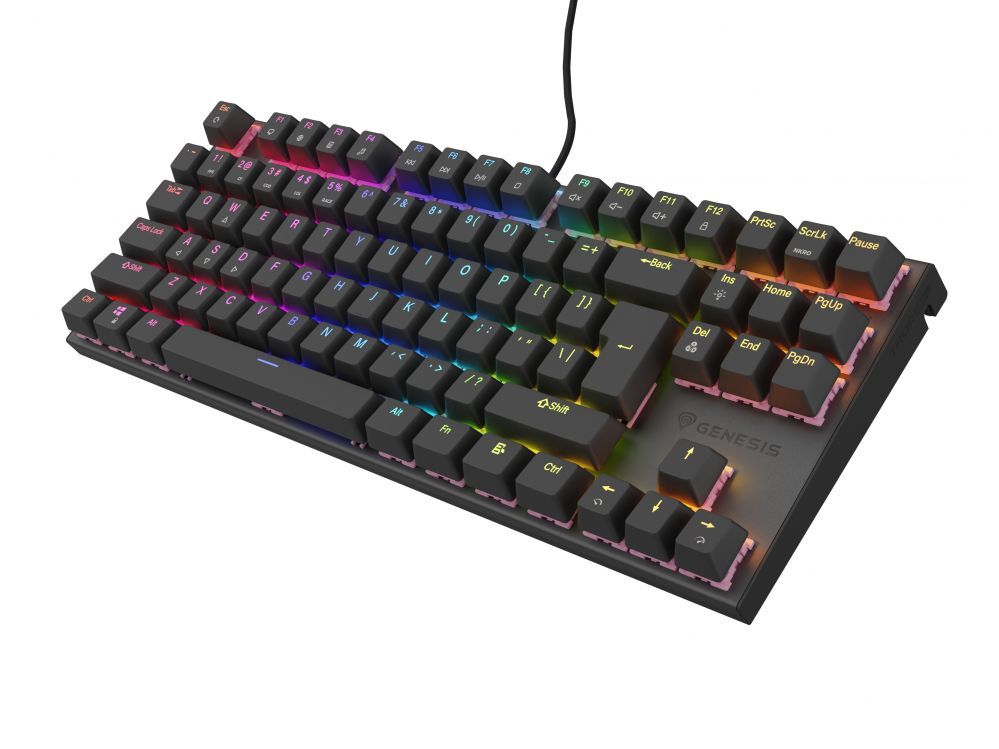 Компьютерная клавиатура Genesis  THOR 303 | Mechanical Gaming Keyboard | Wired | US | Black | USB Type-A | Outemu Peach Silent
