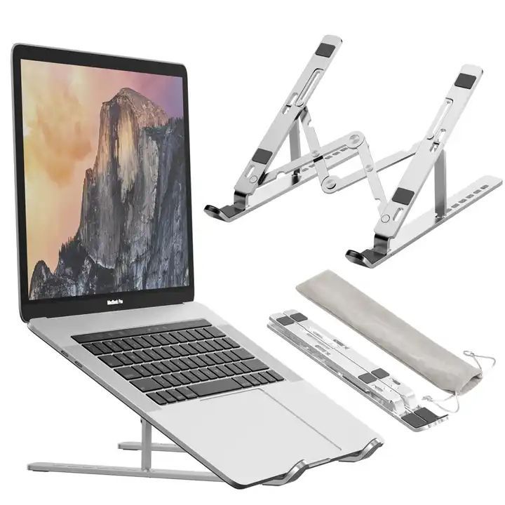 Держатели и подставки iLike  STM1 Metal Foldable Notebook (10-17.3 Silver