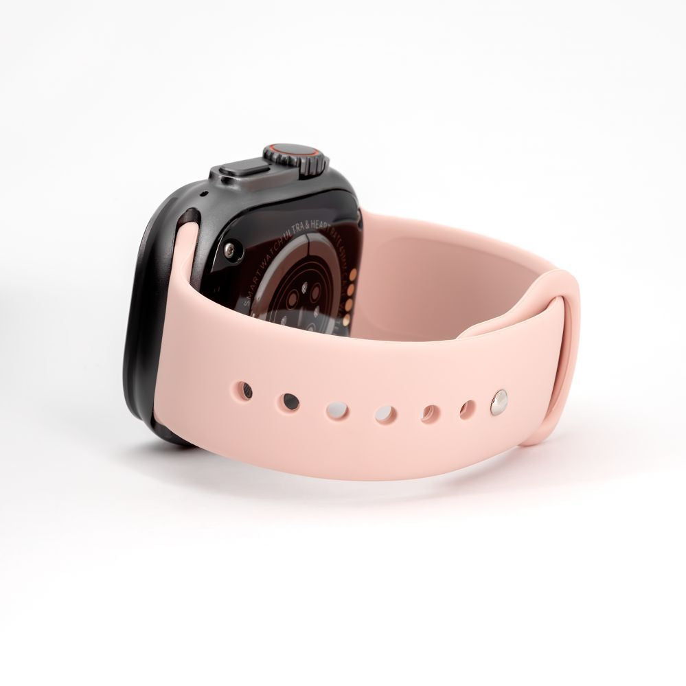 Rihm Connect  Watch 38/40/41mm Silicone Loop Watch Strap (132mm M/L) Pink Sand
