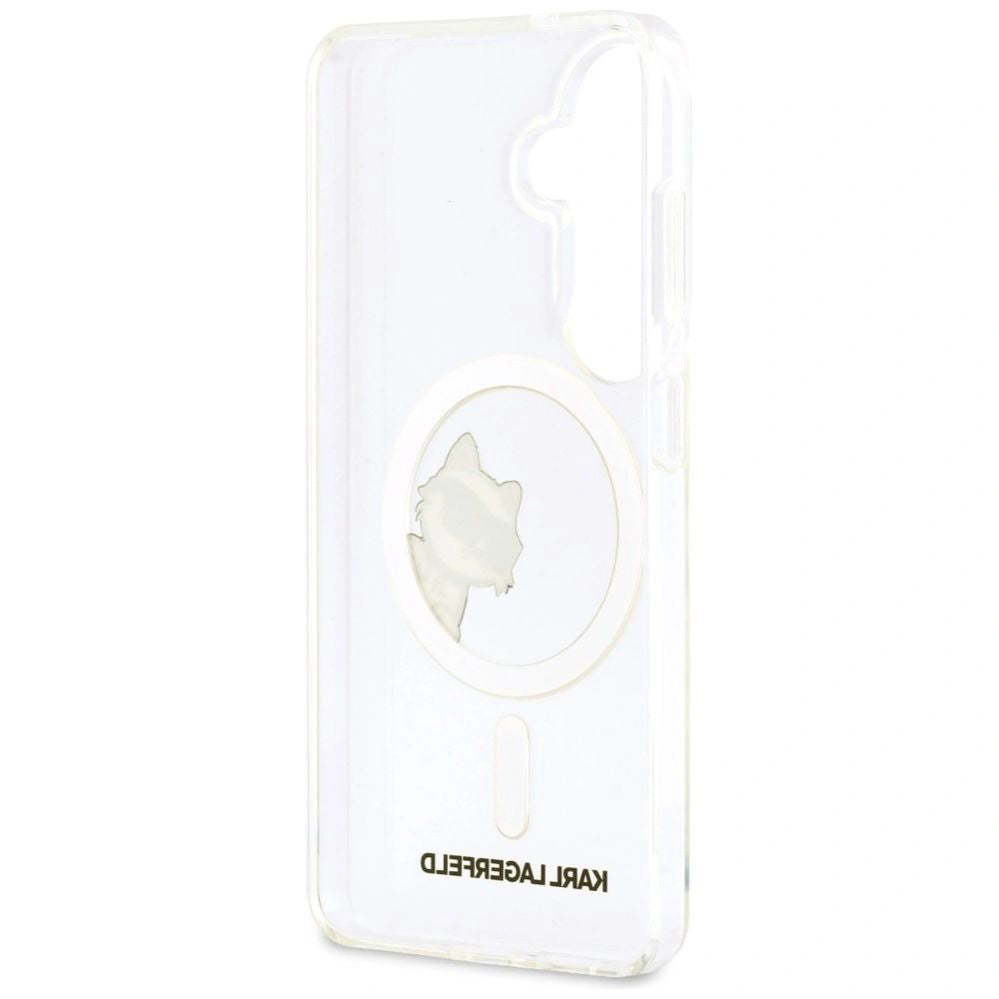 Case universaalne kaitseümbris Karl Lagerfeld Samsung Galaxy S26 IML Peekaboo Choupette With MagSafe Case Transparent