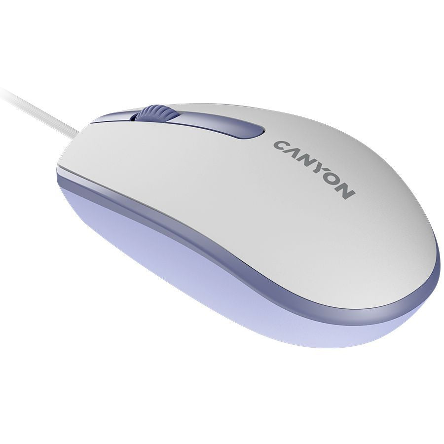 Arvutihiir Canyon  CANYON mouse M-10 Wired White Lavender
