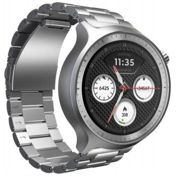 Умные часы Motorola  MOTOROLA WATCH SILVER + HERABAL GARDEN