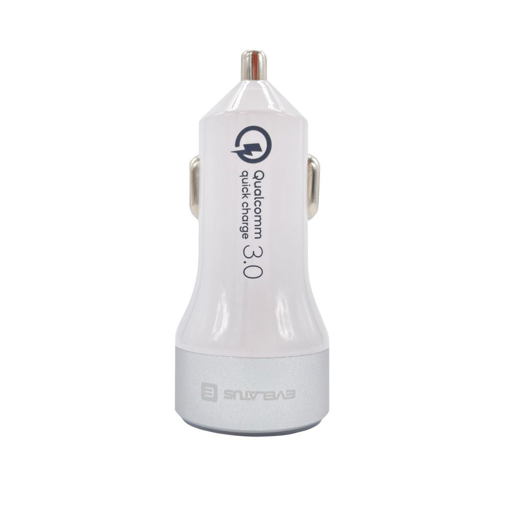 Car charger Evelatus - Evelatus Quick Car Charger QCC03, QCC03WH White