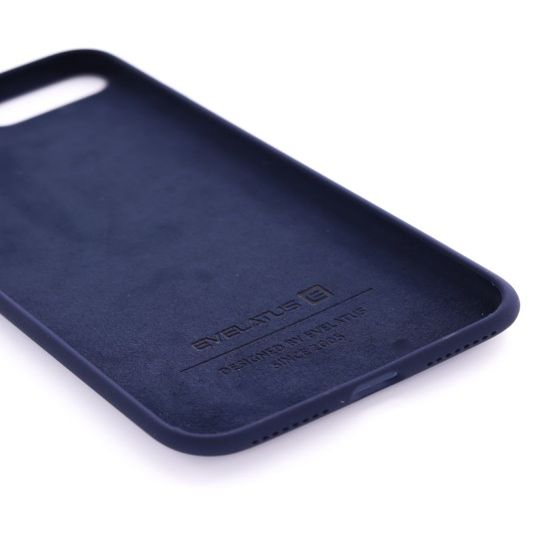 Tagakaaned Evelatus Apple iPhone 7 Plus/8 Plus Premium Soft Touch Silicone Case Midnight Blue