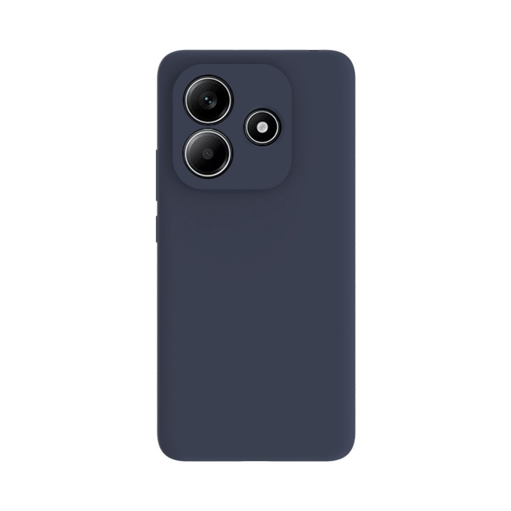Tagakaaned Evelatus Xiaomi Redmi Note 14 Premium Magnetic Soft Touch Silicone Case Dark Blue