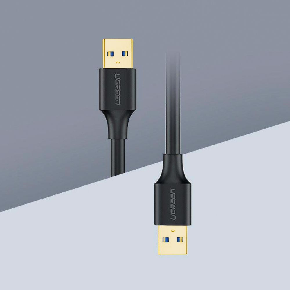 Kaabel Ugreen  Ugreen US128 10371 USB-A 3.0 / USB-A 3.0 5Gb/s cable 2m - black