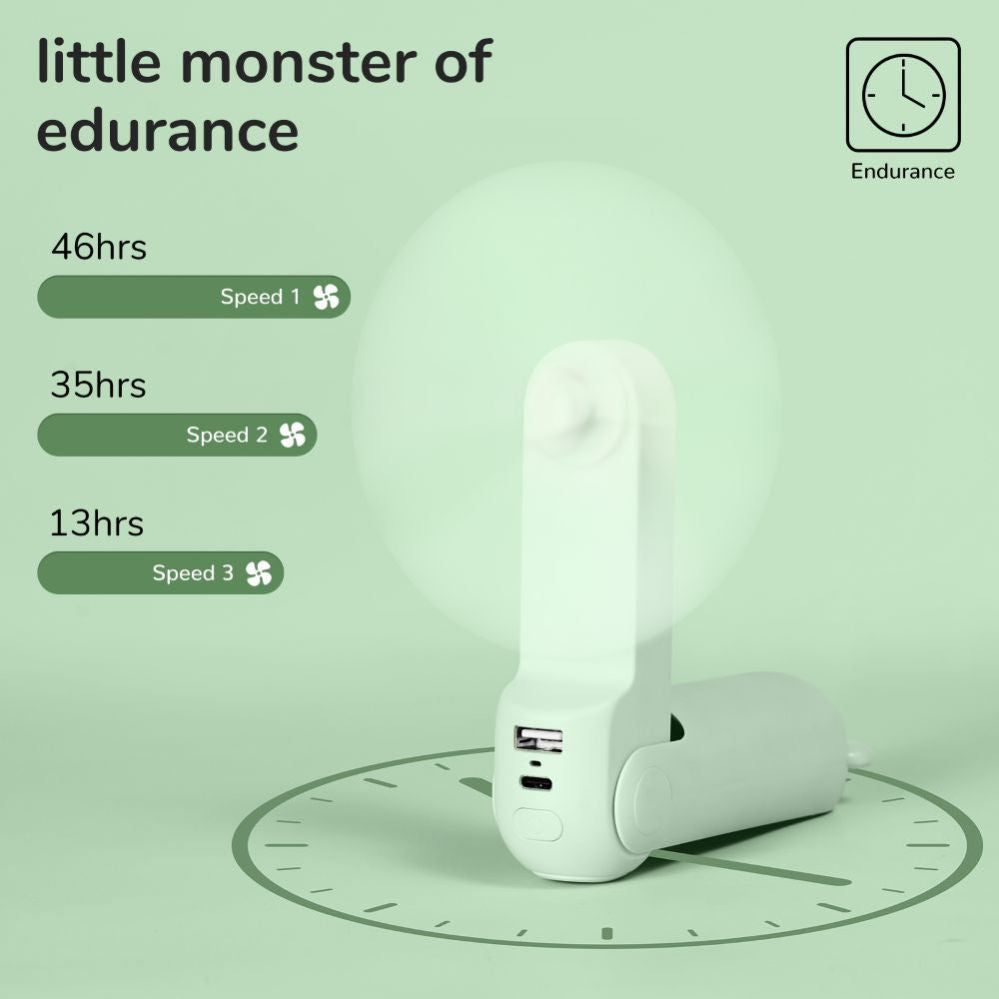 Muud kaubad Jisulife  JisuLife Handheld Fan 8 Plus Green.