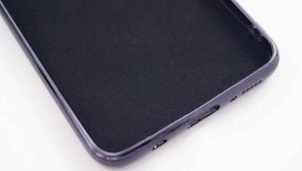 Back panel cover Evelatus Samsung Galaxy A50 Water Ripple Full Color Electroplating Tempered Glass Black