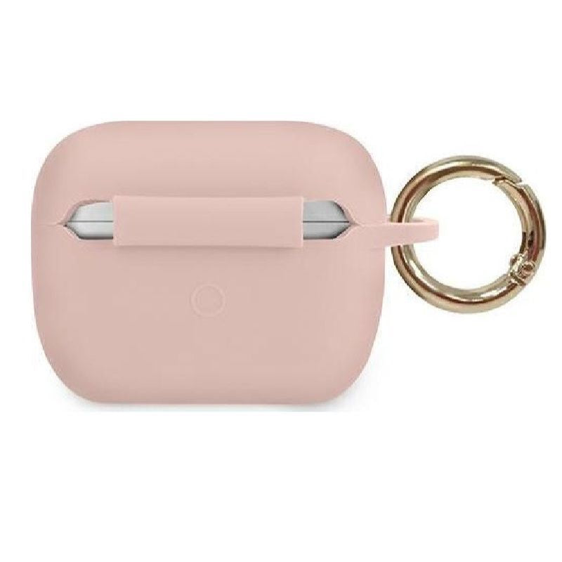 Headphone case Guess  AirPods Pro Triangle Silicone Case Pink