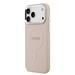 Чехол на заднюю панель Guess Apple iPhone 17 Pro Silicone case with MagSafe Classic Logo Pink
