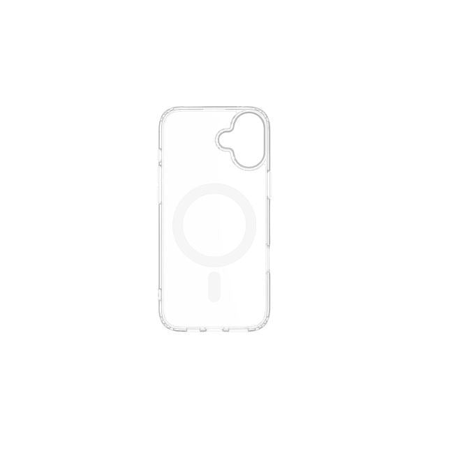 Back panel cover Just Must JM MAGSAFE CRYSTAL I for iPhone 16 Clear
