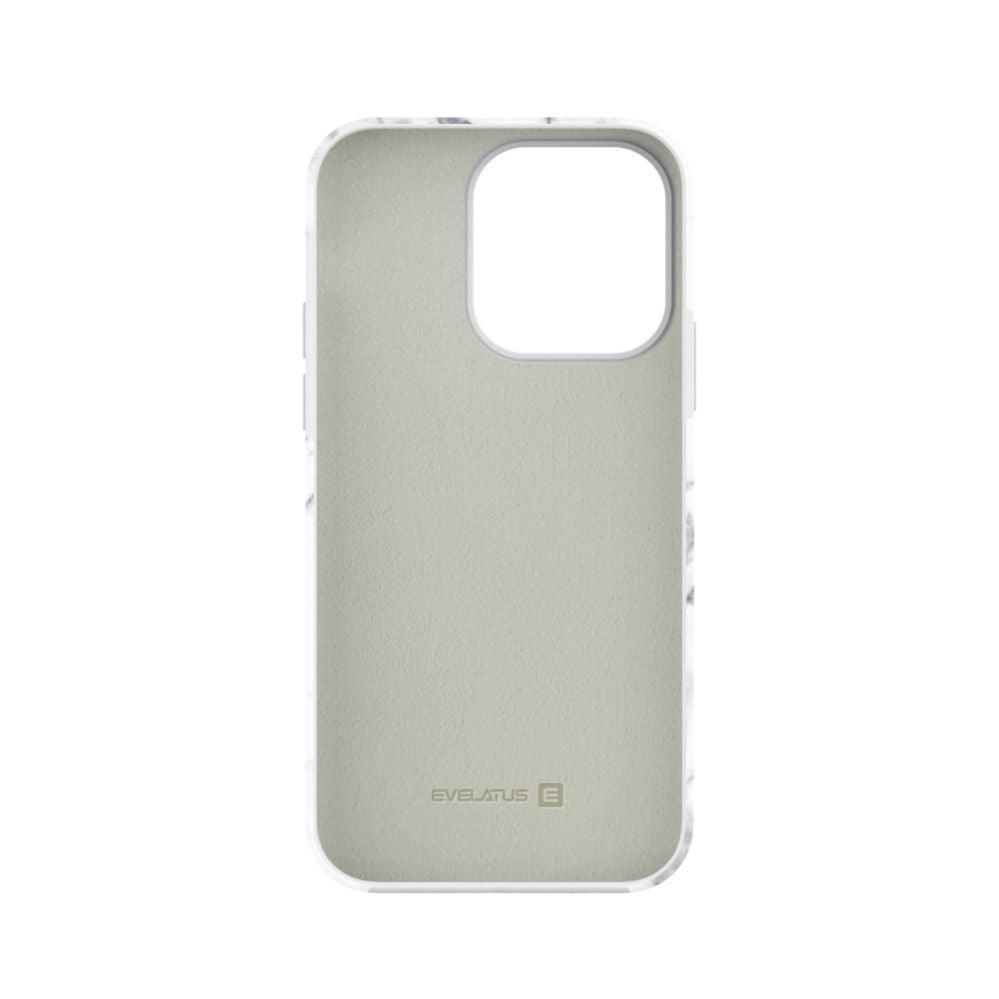 Tagakaaned Evelatus Apple iPhone 14 Pro Max Premium Silicone case Customized Print Marble White