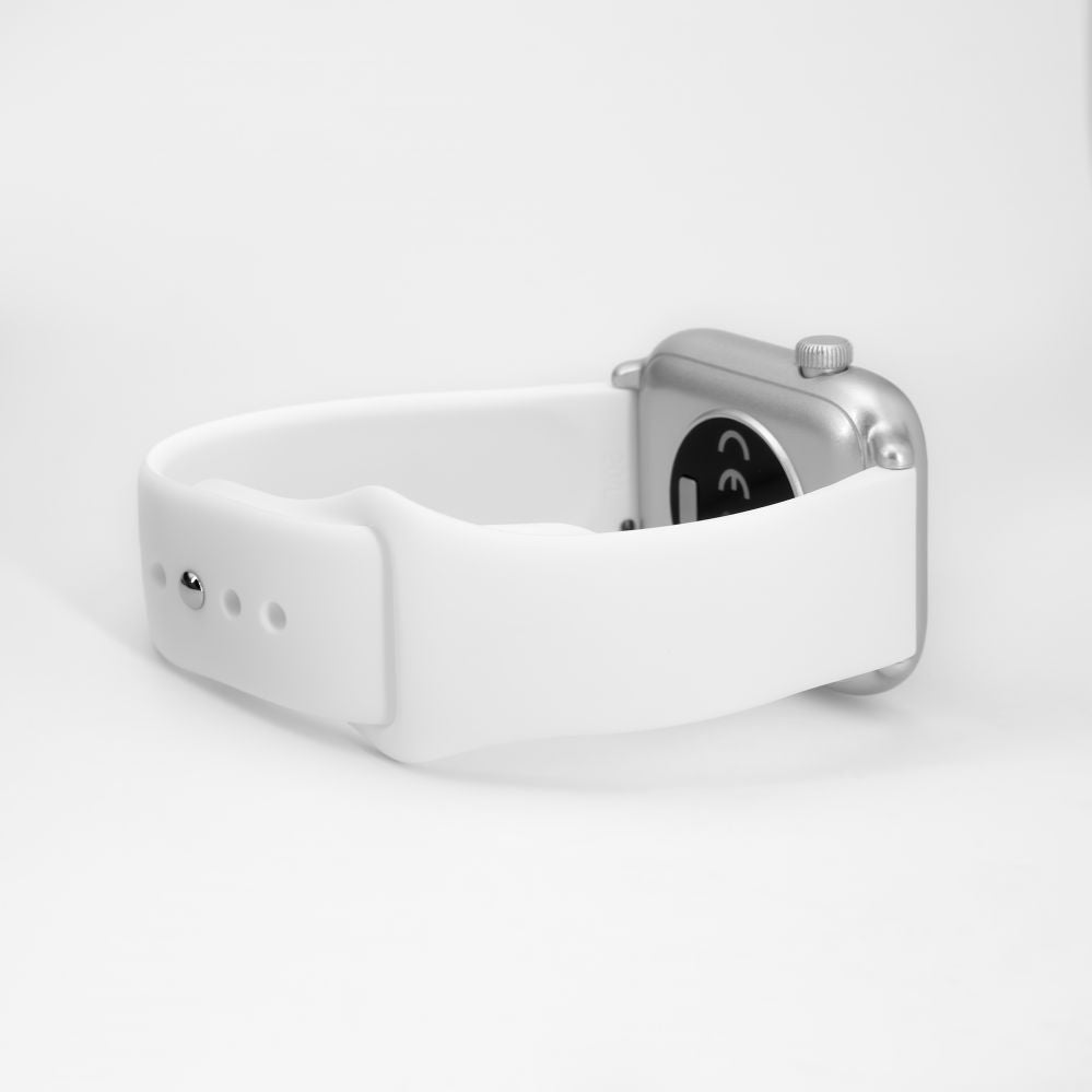 Rihm Connect  22mm Silicone Loop Watch Strap (S/M 110mm) White