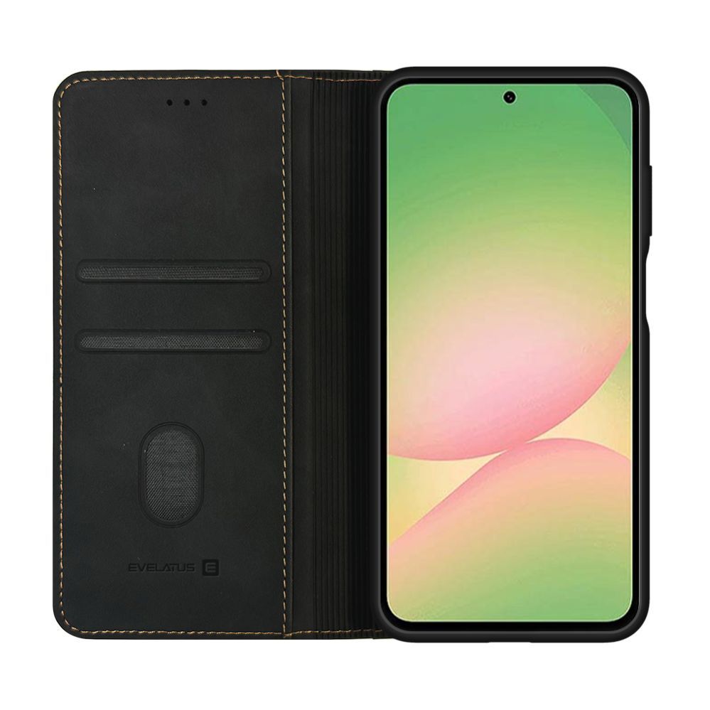 Kaaned - kaaned Evelatus Samsung Galaxy A57 Book Case Black