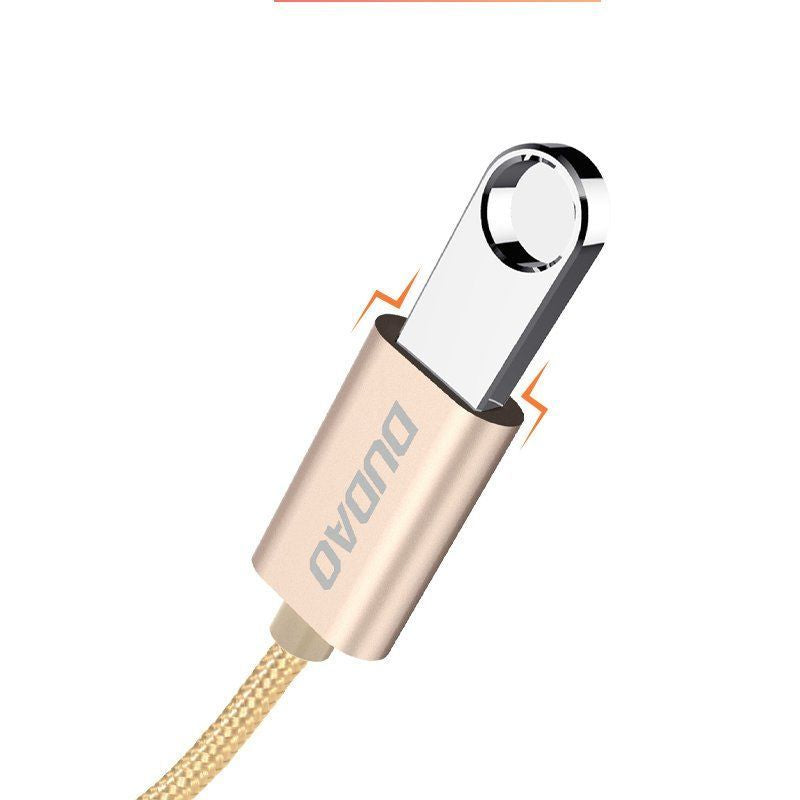 Cable Dudao  Dudao adapter cable OTG USB 2.0 to USB Type C gray (L15T)