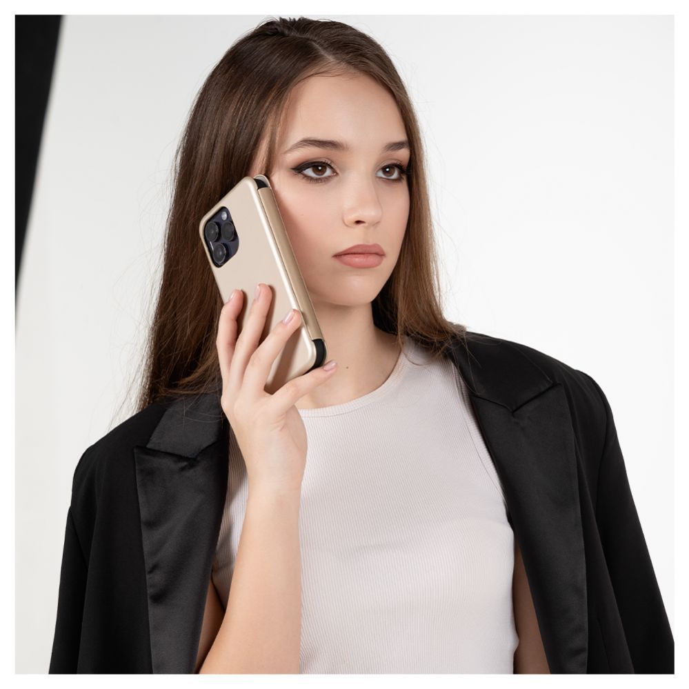 Kaaned - kaaned Evelatus Apple iPhone 13 Pro Max Book Case Gold