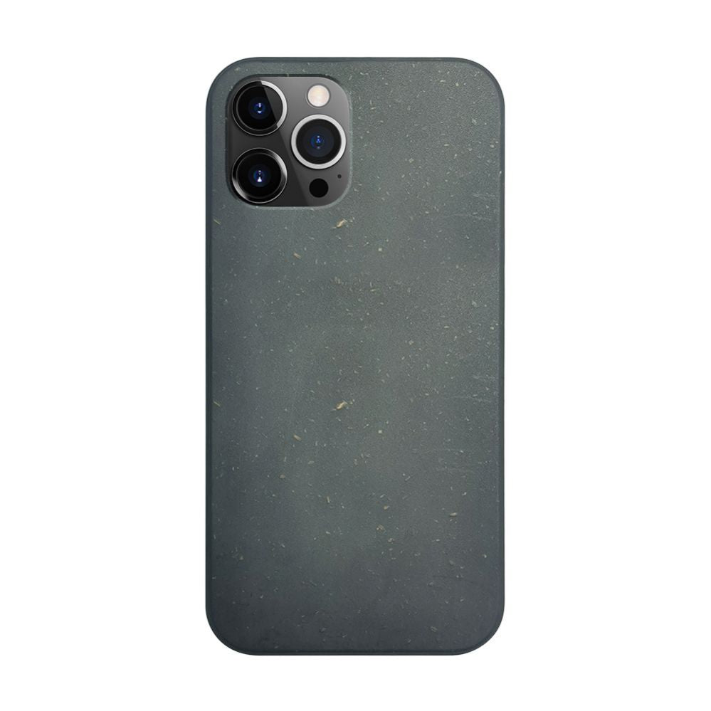 Чехол на заднюю панель iLike Apple iPhone 12 / 12 Pro Silicone plastic case Eco Print Design Black