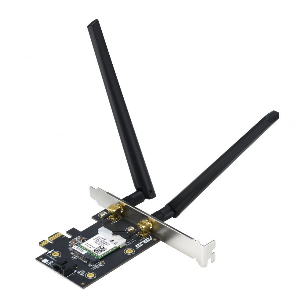 Ruuterid Asus  AX1800 Dual-Band Bluetooth 5.2 PCIe Wi-Fi Adapter PCE-AX1800 802.11ax, 574+1201 Mbit/s, MU-MiMO Yes, No mobile broadband, Antenna type External