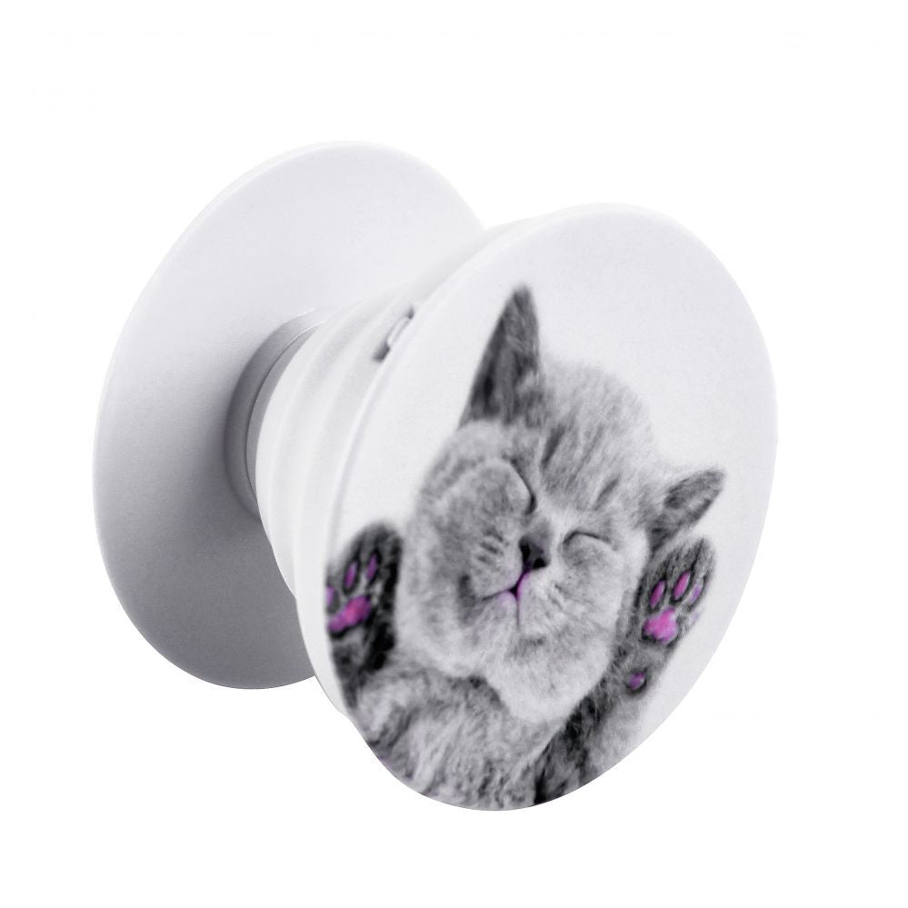 Universaalne telefonihoidja (Popsocket) iLike  Universal Pop Holder Cat