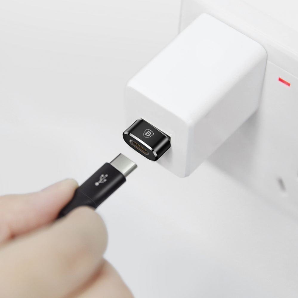 Кабель Baseus  Baseus Mini USB-C to USB-A adapter - black