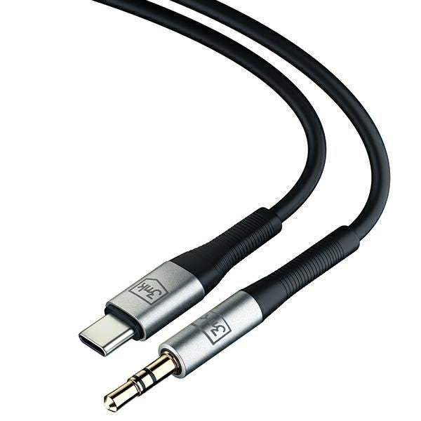 Кабель 3MK  3MK Kabel AUX USB-C - Jack 3,5 mm 1m
