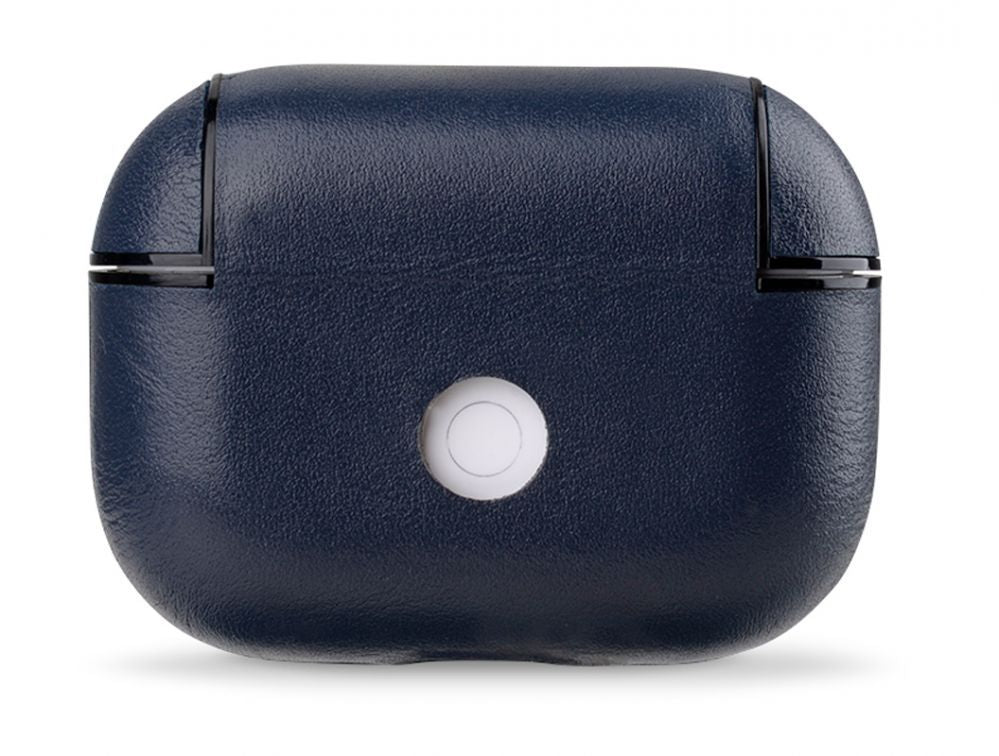 Headphone case Evelatus Apple AirPods Pro Leather Protective Case Dark Blue