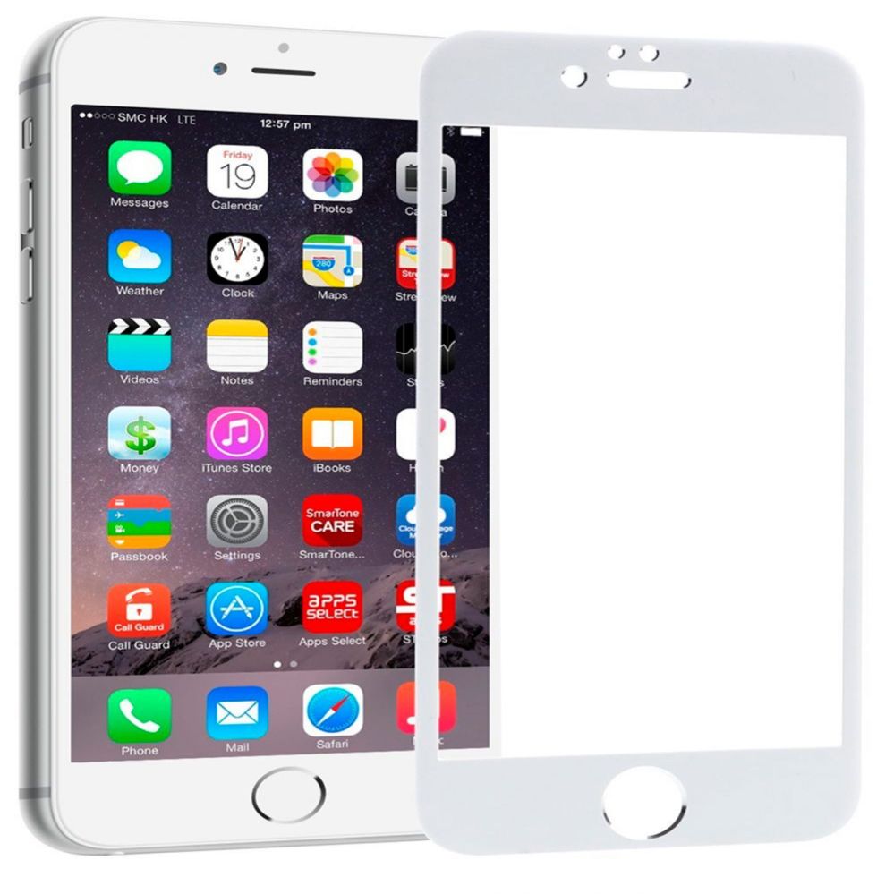 Защитное стекло Evelatus Apple iPhone 6/6s 2.5D Full Cover Japan Glue Glass Anti-Static White