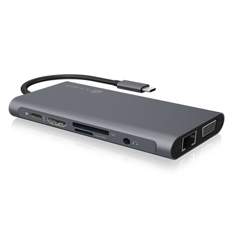 Беспроводные наушники Raidsonic  Icy Box IB-DK4040-CPD USB Type-C  DockingStation with two video interfaces