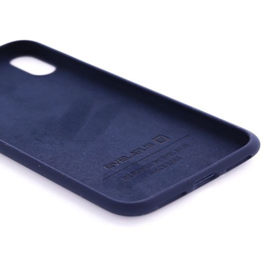 Tagakaaned Evelatus Apple iPhone Xs MAX Nano Silicone Case Soft Touch TPU Midnight Blue