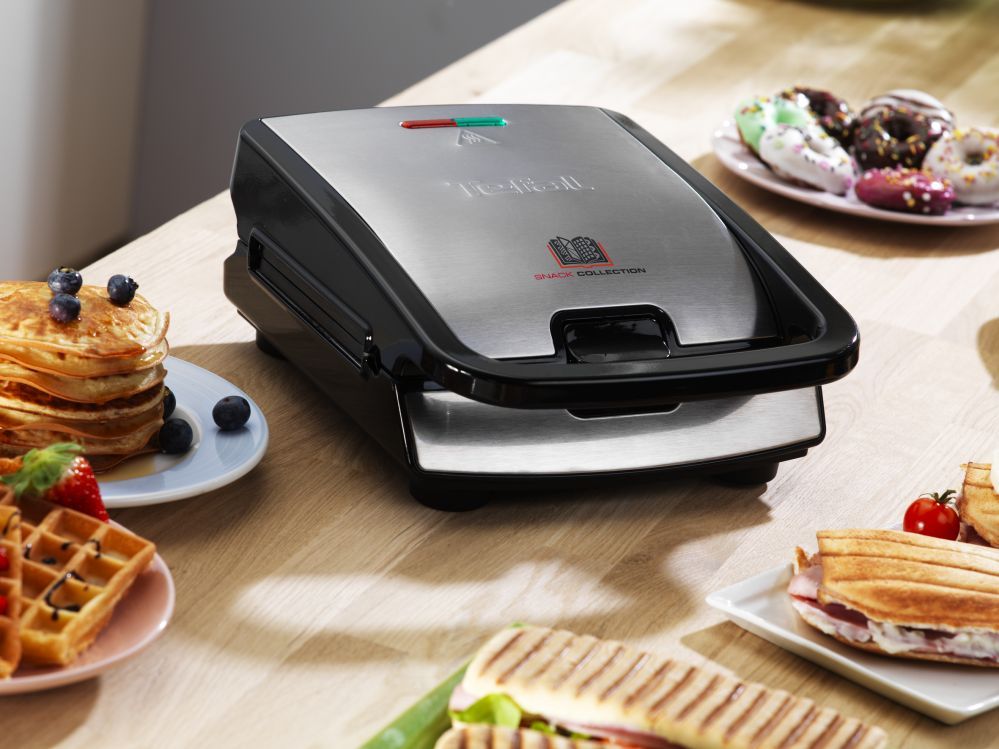 Тостер TEFAL  SW852D12 Sandwich Maker 700 W, Number of plates 2, Number of pastry 2, Stainless steel