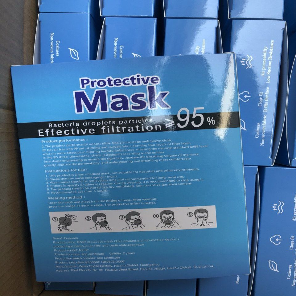 Näokaitse -  Respirators KN95 FFP2 (10pcs)