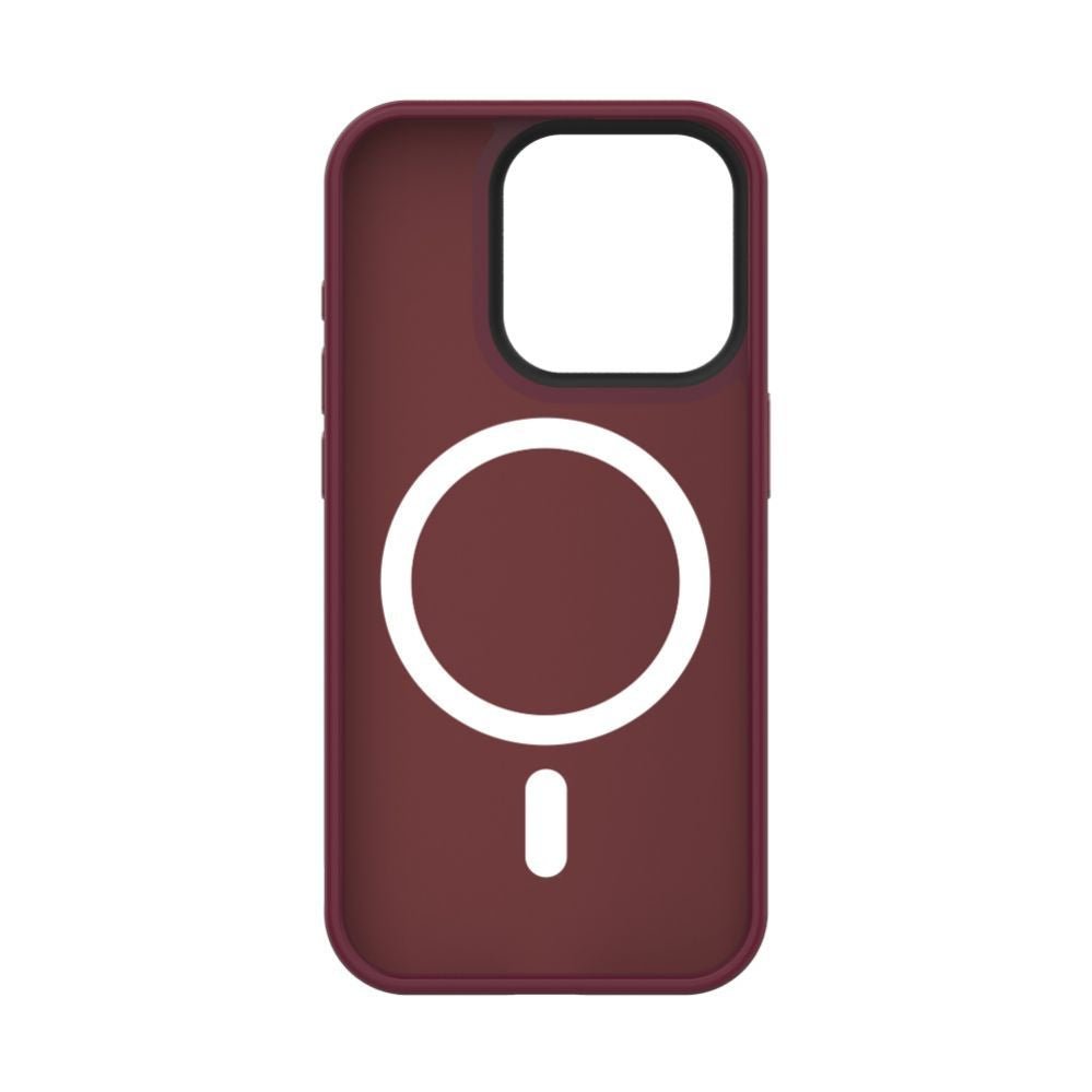 Чехол на заднюю панель Evelatus Apple iPhone 15 Pro Hybird Case With Magsafe PC+TPU Plum