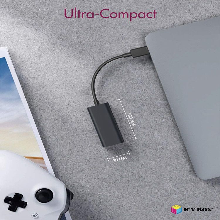 Роутер Raidsonic  USB 3.0 (A-Type) to Gigabit Ethernet Adapter IB-AC501a