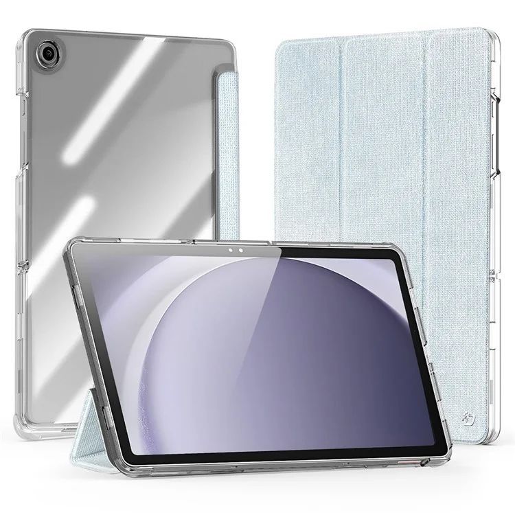 Book case Dux Ducis Samsung Galaxy Tab A9 Plus TPU+PC+Leather Clear Case Light Blue