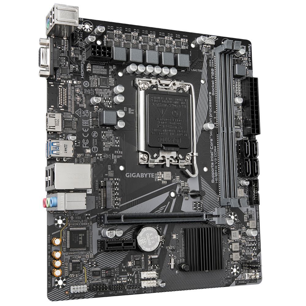 Intel protsessori emaplaat Gigabyte  M/B H610M H V3 DDR4 1.0 |