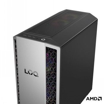 Personaalarvuti Lenovo  LENOVO LOQ TOWER RYZEN 7 8745HX/32GB/1TB SSD/AMD SOC PLATFORM/RTX5070_12GB/2X 120MM FRONT SYSTEM FAN WITH ARGB LIGHT + 120MM REAR SYSTEM FAN WITH ARGB LIGHT/W11H (LUNA GREY/ECLIPSE BLACK)
