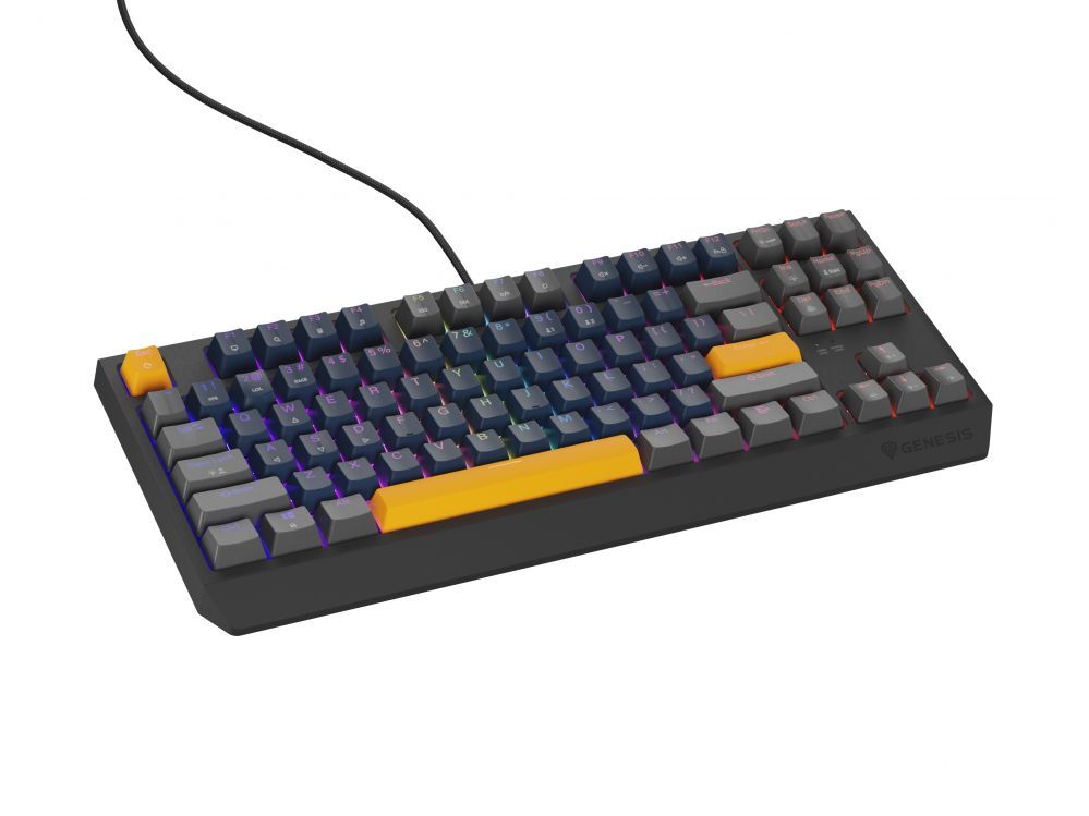 Arvuti klaviatuur Genesis  THOR 230 | Mechanical Gaming Keyboard | Wired | US | Naval Blue Positive | USB Type-A | Outemu Panda