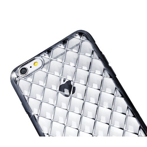 Tagakaaned GreenGo Apple iPhone 7 Plus Grid case Silver