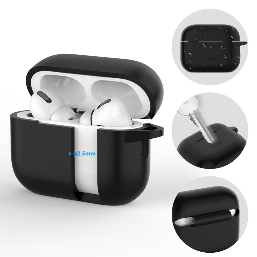 Korpus kõrvaklappidele Tech-Protect Apple AirPods Pro 1 / 2 Silicone Hook Case Blue