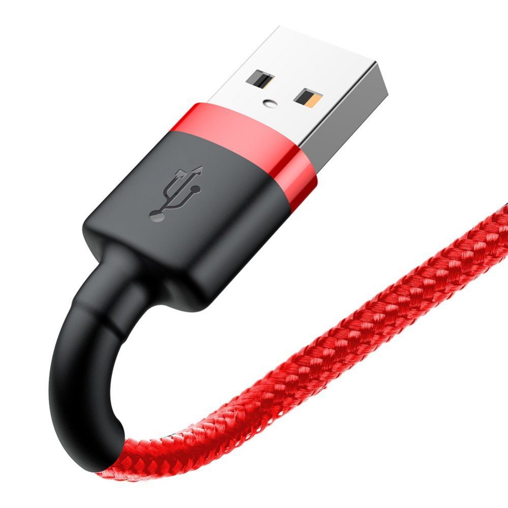 Кабель Baseus  Baseus Cafule USB-A / Lightning 2.4A QC 3.0 cable 0.5 m - red