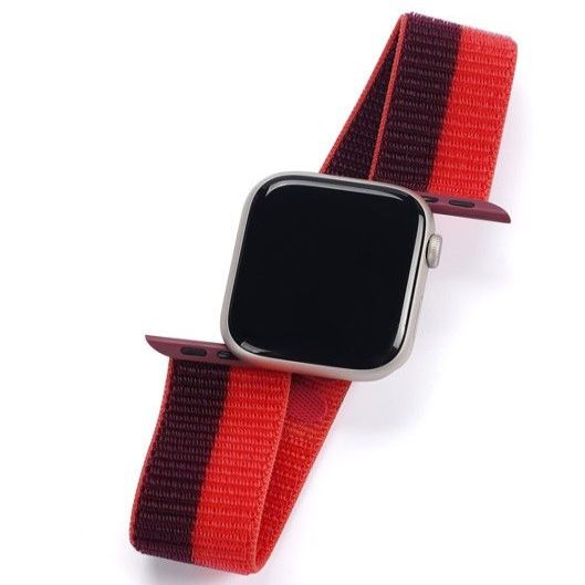 Strap Dux Ducis  Strap Watch Strap 8/7/6/5/4/3/2 / SE (41/40 / 38mm) Wristband Bracelet Red